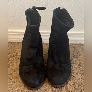 Classic Rag and Bone Newbury Black Ankle Boots